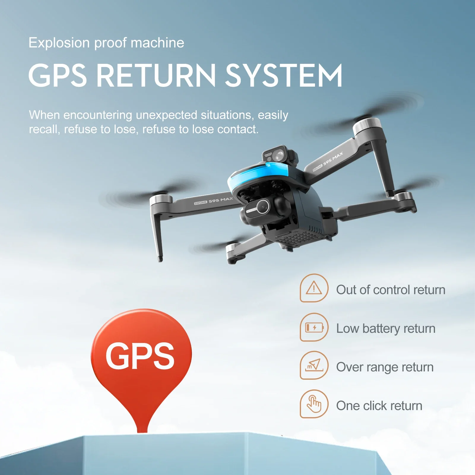 NEW S9S MAX MINI Drone 4K 2-Ax - Rc Helicopter Case 评论和价格