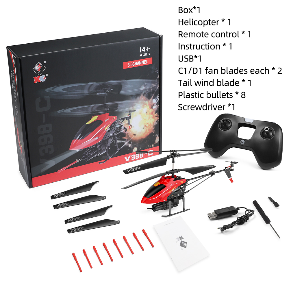 Wltoys RC Helicopter V398-C Pl - Rc Helicopter Gyro 评论和价格