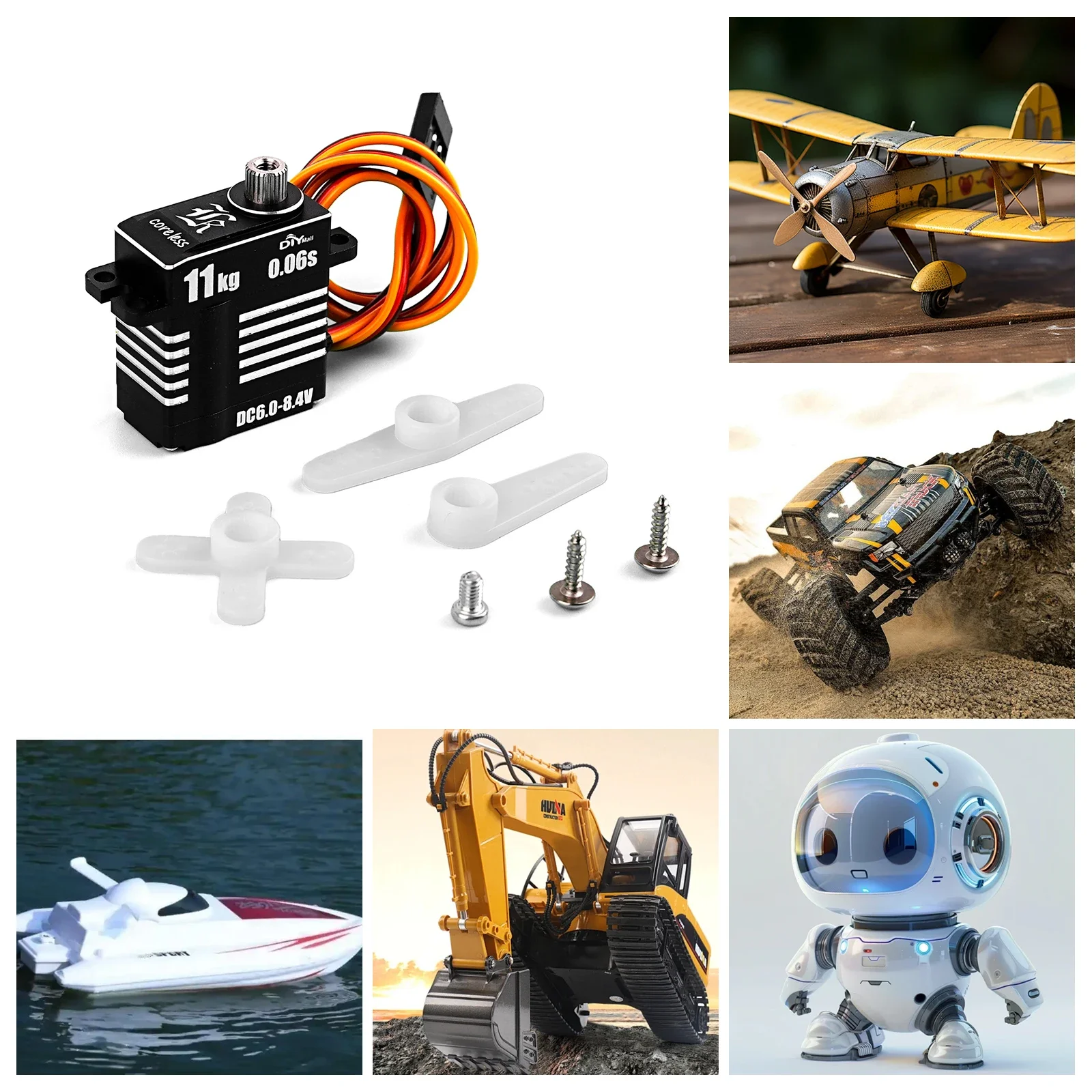 H-11 11KG Micro Digital Servo  - Rc Helicopter Servo 评论和价格
