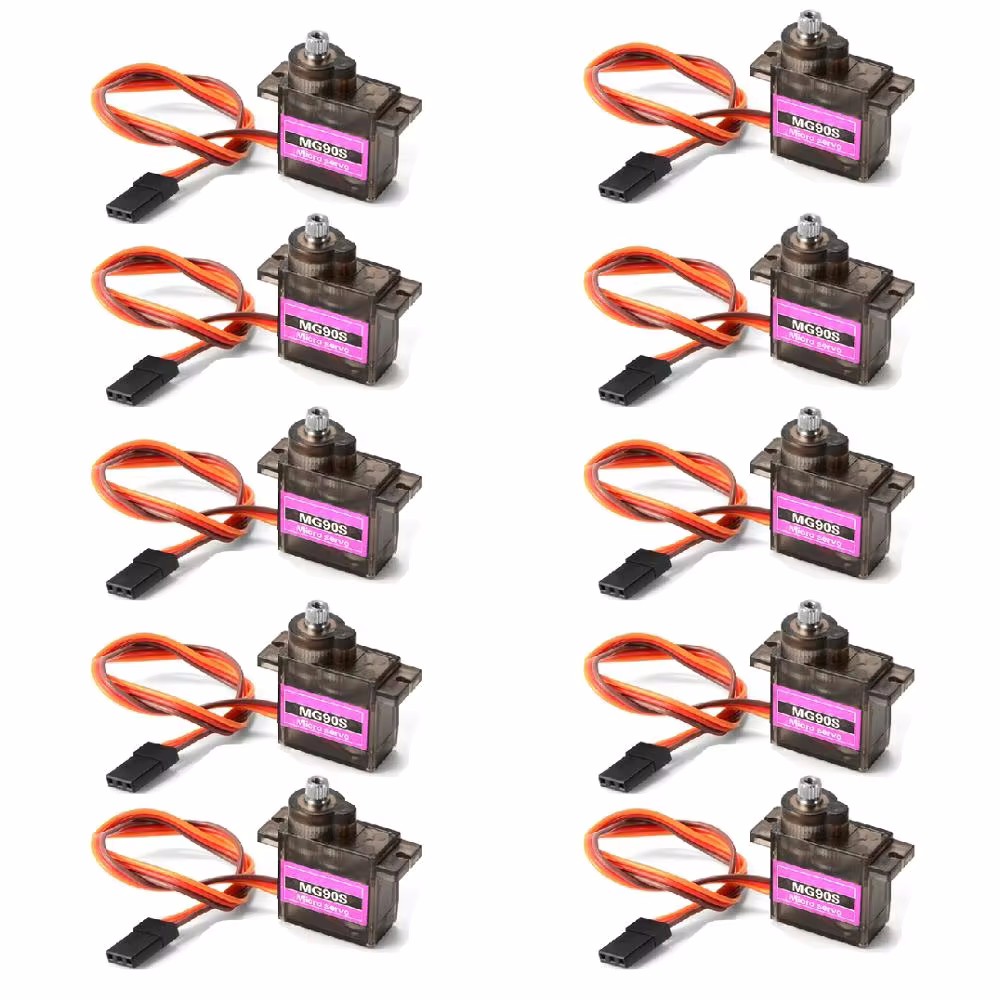 MG90S Servo 1/2/4/5/10/20/50 P - Rc Helicopter Servo 评论和价格