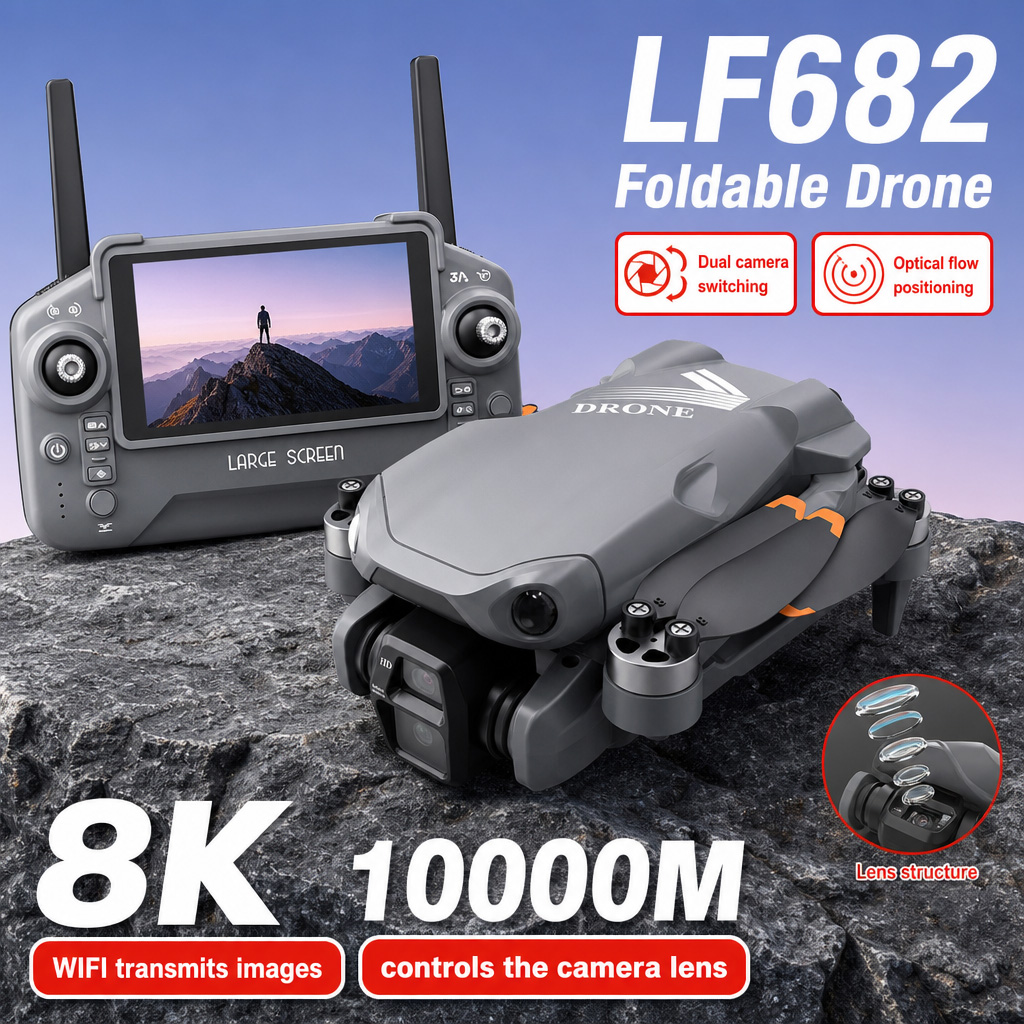 Aerial Photo LF682 Drone 8K HD - Rc Helicopter Case 评论和价格